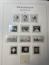 Leuchtturm Vordruckblätter BRD 1970 - 1974 SF