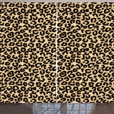 Leopard Rustikale Gardine