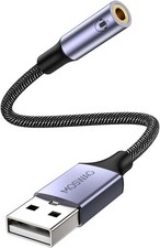 USB auf 3,5 mm Klinke Audio