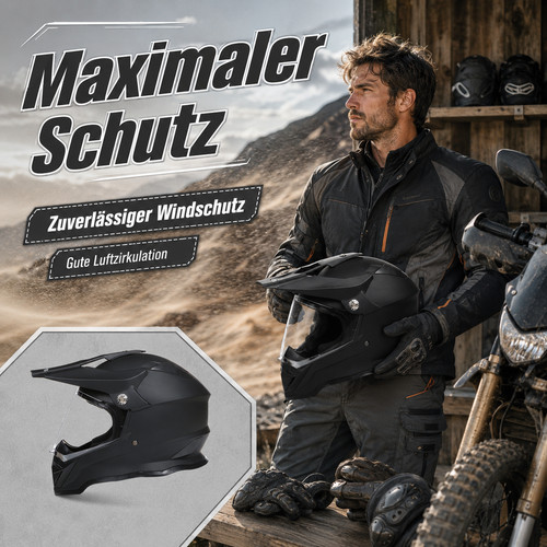 Motorradhelm vollverkleidet