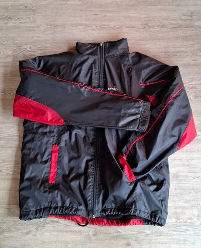 Schwarz rote trainingsjacke - schwarz/rote,