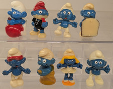 Satz OLYMPIADE DER SCHLÜMPFE D 1983  ohne Zubehör TOP Zustand +/-Pins aussuchen