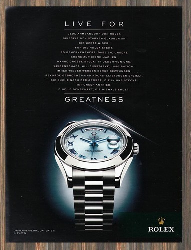 Rolex day date reklame - -,