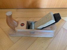 Original Steiner 1859 Hand-Holzhobel, Hobellänge 240 mm, Klingenbreite 48 mm