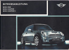 MINI  ONE COOPER Cooper S Bedienungsanleitung 2002 Betriebsanleitung Handbuch BA