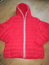 coole Damen Outdoor- Stepp- Jacke mit Kapuze Gr. XXL 44 von SOCCX rot neuwertig