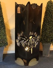 Ramster Feuersäule "Pusteblume", Feuerkorb, Feuerstelle, Terrasse, Garten