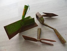 3 Teile WOLF & Garten Häufelpflug Kultivator Pflugschar Gartenhacke Spitzhacke