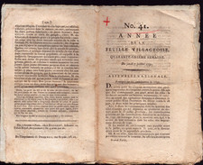 VERWALTUNG des DIRECTOIRE (79) SCHLOSS Präsident LA FEUILLE VILLAGEOISE 1791