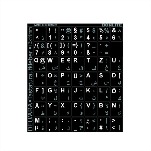Tastaturaufkleber deutsch - tastaturaufkleber,