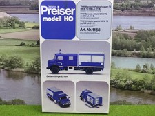 Preiser 1168 H0 Bausatz THW Mannschaftskraftwagen 72 OVP (VH) C1083
