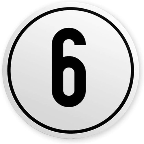 Geschwindigkeitsschild h - 6, km/h