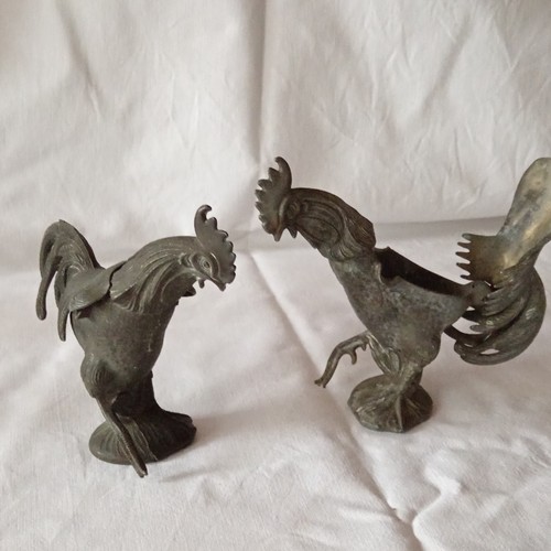 Hahn dekofigur messing - hahn,