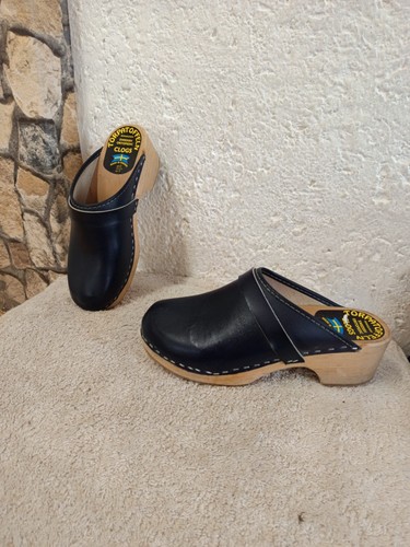 Leder holzclogs 37 - leder,