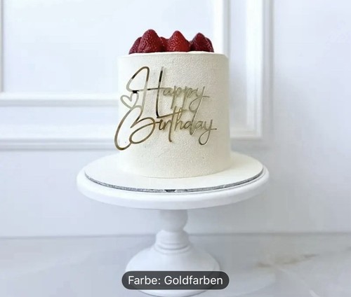 Happy birthday acryl - birthday, acryl-deko