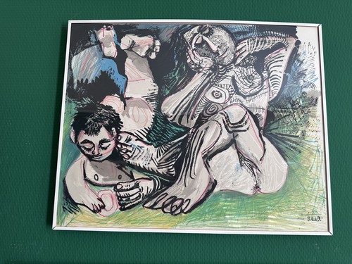 Picasso lithographie original - lithographie,