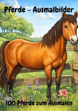 100 Pferde Ausmalbilder zum