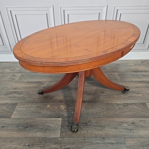 Vintage ovaler couchtisch - ovaler,