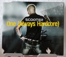 ORIGINAL Autogramm von H. B. Baxxter. Auf CD Cover + ohne CD. ONE. SCOOTER