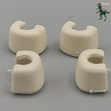 X4 Playmobil cream white