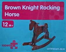 Schaukelpferd aus Massivholz ca. 68 x 27 x 50 cm