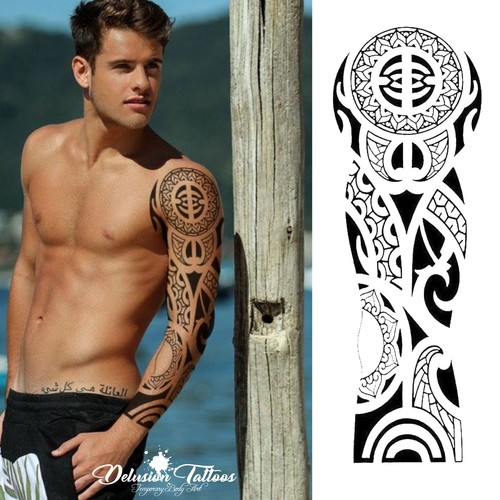 Tribal temporäre tattoo - tribal,