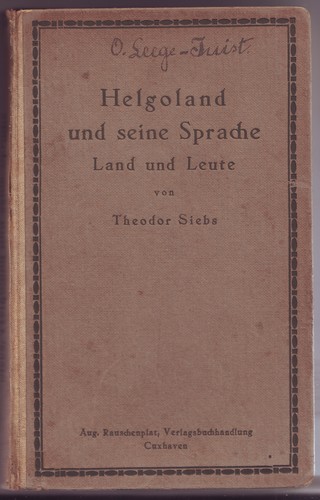 Helgoland und seine sprache - und,
