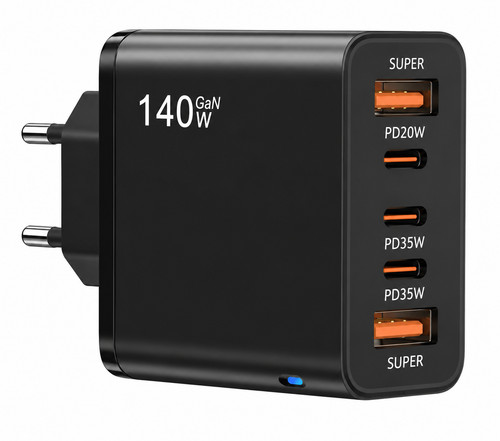 140w gan usb - c, ladegerät