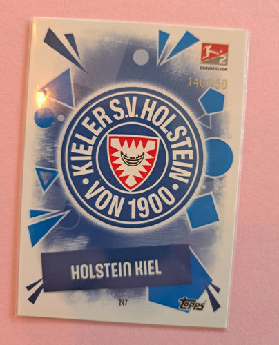 Topps bundesliga holstein kiel - holstein,