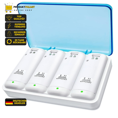 Wii akku ladegerät set - akku,