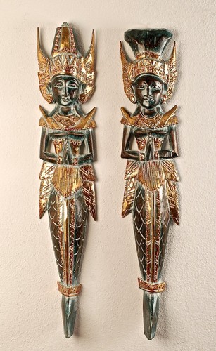 Rama sita gold grün relief - sita,, gold/grün,