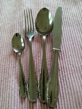 Original Nirosta:  Besteck 4-tlg. / Edelstahl   / s. Foto          