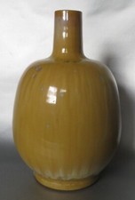 Kristallglasur Keramik Vase Kunstkeramik Erhard Goschala Meuselwitz Laufglasur