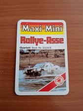 Auto Quartett Maxi-Mini "Rallye-Asse" / ASS aus den 1970er / 1980er