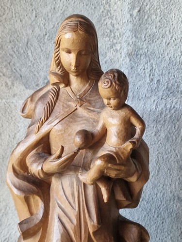 Große madonna holz - madonna,