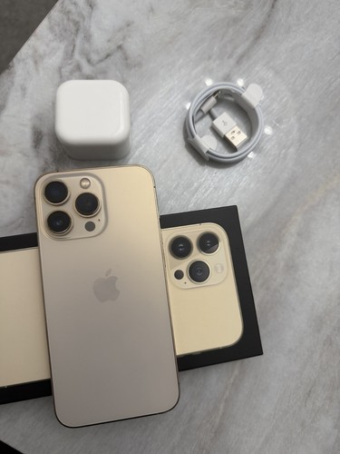 Apple iphone pro 128gb gold - 13,