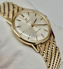 Omega Seamaster automatic Gold 14 k. Cal. 552 Automatik 585er Armband Herrenuhr