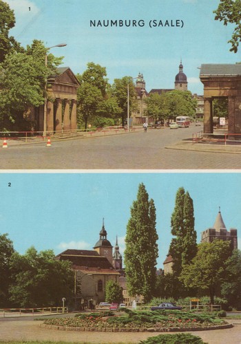 Ansichtskarte naumburg saale - ansichtskarte,