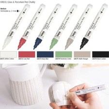 Kreul Porzellanmaler Glasmalstift Porzellanmalstift Pen Chalky deckend 160°C