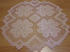 Handarbeit Hardanger Rund Deckchen ca.50x50cm