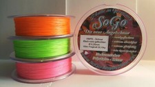 Angelschnur/geflochten/ 8fach/ grün/pink/orange/ 150m/300m/TK 9,10-20,10kg