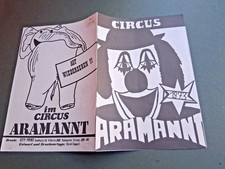 1973 programm CIRCUS ARAMANNT