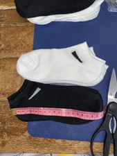 8 Paar Sneaker Socken Damen 4 Schwarz 4Weiß Elastisch 37 38 39 40 Fehlkauf Urlau