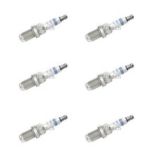 6x BOSCH Zündkerze Super 4 Serien für VW Golf IV Schrägheck (1J1) POLO (9N)