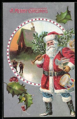 Präge weihnachtsmann mit - präge-ak,