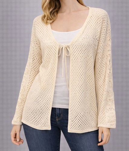 Strickjacke 50 creme - strickjacke, 48/50