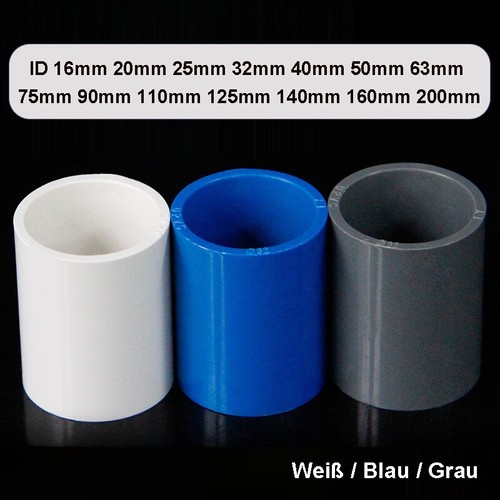 Pvc muffe rohr gerade - pvc,