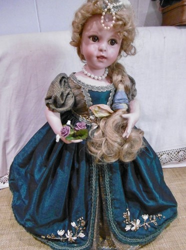 Porzellan puppe design - puppe,