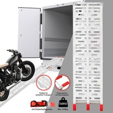 Auffahrrampe Klappbar Alu Motorrad Laderampe PKW Verladerampe Auffahrschiene
