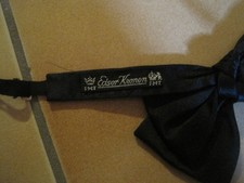 Fliege vintage + schwarz + Edsor Kronen